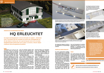 HQ Beleuchtet: Das moderne Hochhaus in Uhlenbrock mit energieeffizienter LED-Beleuchtung, modernem LED-Deckenaufbau und effizienten Beleuchtungskomponenten für optimale Lichtverhältnisse.
