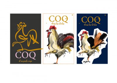 Cockerel mit künstlerischer Illustration und Logo-Design für Sono Cats, kreatives Tier- und Vogelmotiv, modernes Design, bunte Grafiken, ideal für Tierliebhaber und kreative Markenwerbung, einzigartiges Branding.