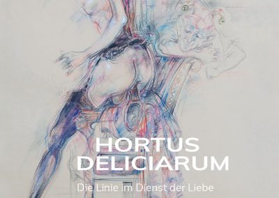 Hochwertige Zeichnung einer lustvollen Frau mit dämonischen Elementen, Konzeptkunst im Erotik- und Fantasiebereich, von Sven R. Hooge, passend für Kunstliebhaber und Erotikfans.