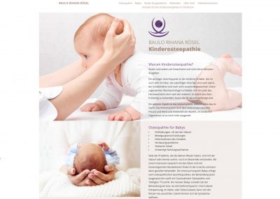 Sanfte Kinderosteopathie für Babys, optimiert für die Gesundheit von Neugeborenen und Kleinkindern, bei Fehlstellungen, Verdauungsproblemen und Schlafstörungen.